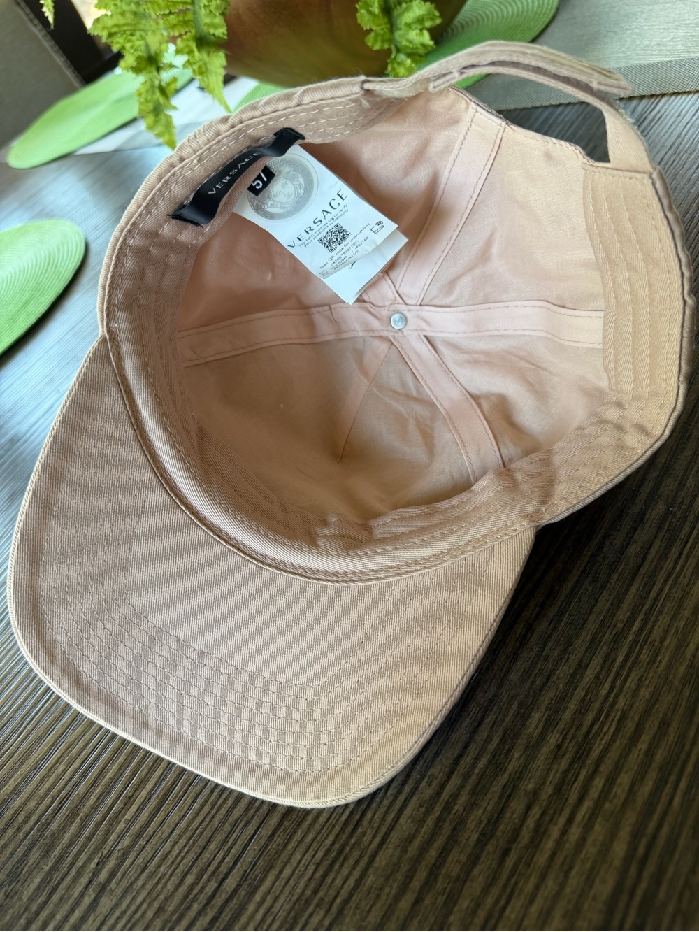 Versace Blush Pink Medusa Baseball Cap - Picture 7 of 9